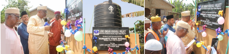 REPORT OF THE COMMISSIONING OF IJOKO ONIGARI BOREHOLE SPONSORED BY THE HUMANITY FIRST NIGERIA ON SUNDAY 5/1/25