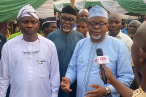 Amir sahib Alhaji Alatoye Folorunso AbdulAzeez Leads Delegation to Janazah of Alhaja Falilat Anike Oriyomi Salako, Mother of Honorable Minister of State for Health