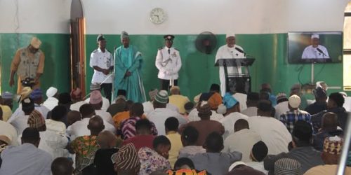 Amir Sahib Leads Eid Prayer at Tahir Mosque, Ojokoro