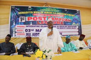 Amir Sahib Presides Over Inaugural Post-Ramadan Lecture in Ila Orangun