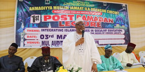 Amir Sahib Presides Over Inaugural Post-Ramadan Lecture in Ila Orangun