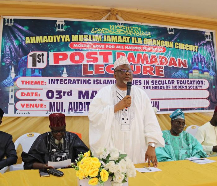 Amir Sahib Presides Over Inaugural Post-Ramadan Lecture in Ila Orangun