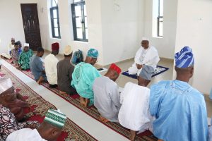 Amir Sahib Leads First Congregational Prayer at Minaret University Mosque