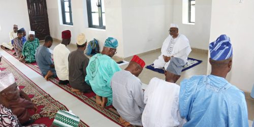 Amir Sahib Leads First Congregational Prayer at Minaret University Mosque