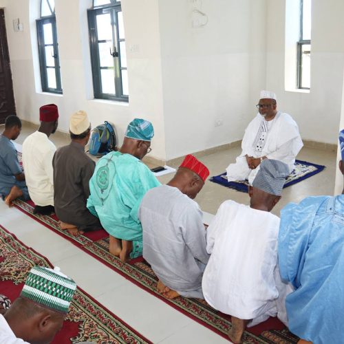 Amir Sahib Leads First Congregational Prayer at Minaret University Mosque