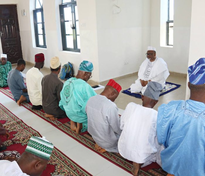 Amir Sahib Leads First Congregational Prayer at Minaret University Mosque