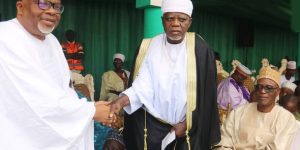 Amir AMJN Graces Book Launch by Former Kwara Grand Khadi, Justice Salihu Olohuntoyin Muhammad