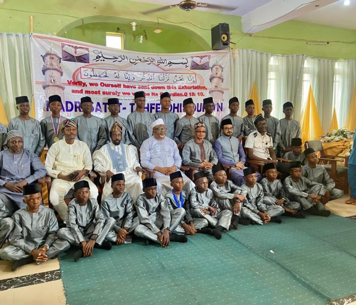 Amir Ahmadiyya Nigeria Attends Graduation Ceremony of Madrasatut Tahfidhil Qur’an (Jamia Ahmadiyya)
