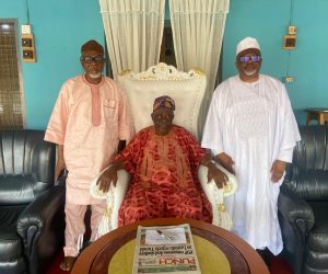 Amir AMJN Pays Courtesy Visit to the Ogiyan of Ejigbo Land