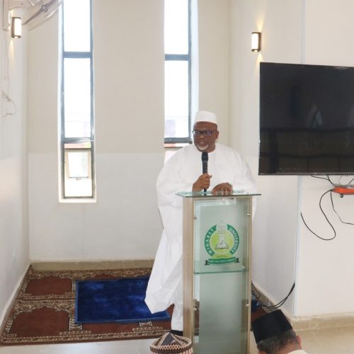 Amir Sahib Leads Jumu‘at Prayer at Minaret University, Ikirun