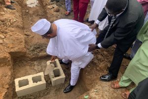 Amir Lays Foundation for Reconstruction of AMJN Central Mosque, Osogbo
