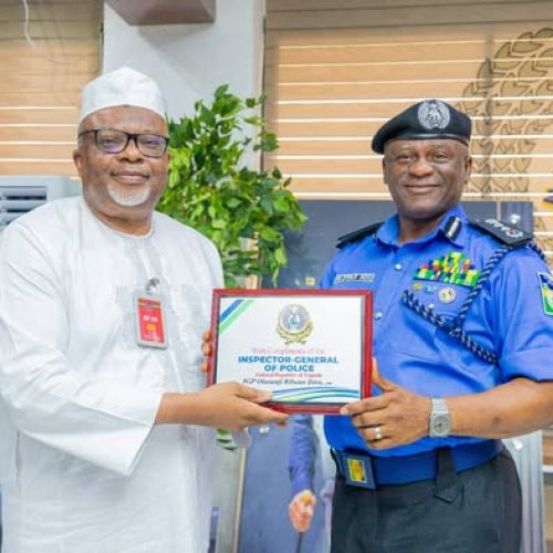 Amir AMJN Meets IGP Tunji Disu on National Security