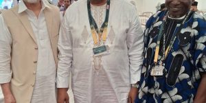 Amir Sahib at the Tabsheer Exhibition During UK Jalsa Salana 2026