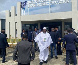 Amir Sahib at the Inauguration of Masroor Centre for Healthcare in Abidjan, Côte d’Ivoire