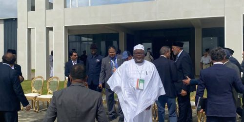 Amir Sahib at the Inauguration of Masroor Centre for Healthcare in Abidjan, Côte d’Ivoire