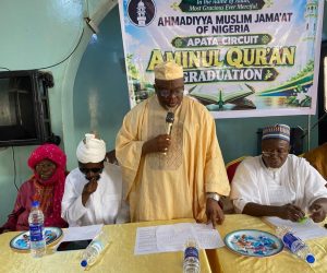 Amir Chairs Aminul Quran Graduation Ceremony in Apata Circuit, Ibadan