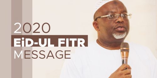 2020 EIDUL FITR MESSAGE FROM THE OFFICE OF THE AMIR, AMJN ALHAJ ALATOYE FOLORUNSO AZEEZ