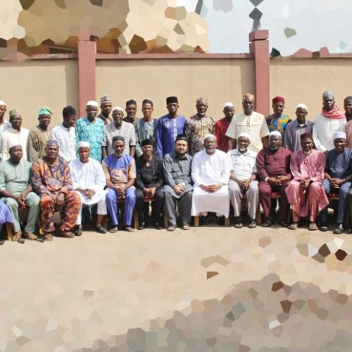 PHOTO NEWS: THE AMIR, HELD A MEETING WITH THE CIRCUIT PRESIDENTS AT NATIONAL CONFERENCE HALL OJOKORO