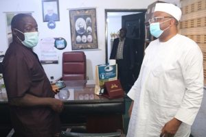 LAGOS DEPUTY COMMISSIONER OF POLICE VISITS AHMADIYYA NATIONAL HEAD