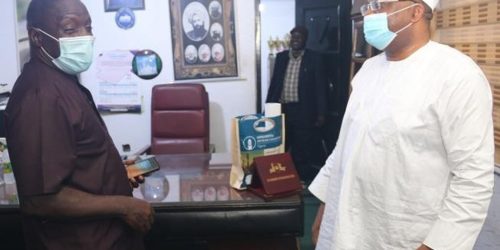 LAGOS DEPUTY COMMISSIONER OF POLICE VISITS AHMADIYYA NATIONAL HEAD
