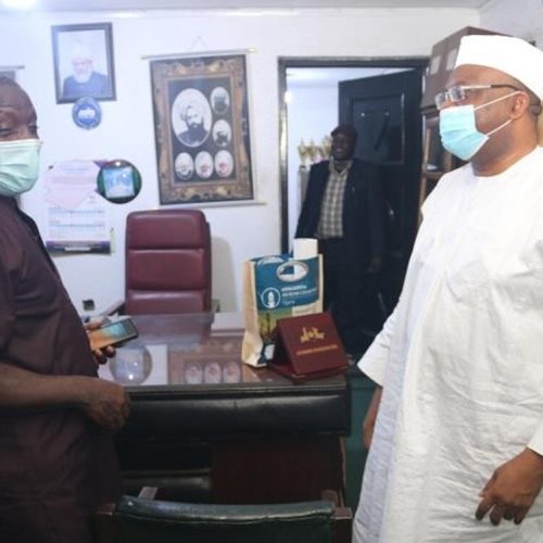 LAGOS DEPUTY COMMISSIONER OF POLICE VISITS AHMADIYYA NATIONAL HEAD