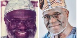 PRESIDENT BUHARI HAILS PIONEER NLC LEADER, HASSAN ADEBAYO SUNMONU, TWIN BROTHER AT 80