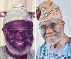 PRESIDENT BUHARI HAILS PIONEER NLC LEADER, HASSAN ADEBAYO SUNMONU, TWIN BROTHER AT 80