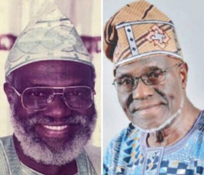 PRESIDENT BUHARI HAILS PIONEER NLC LEADER, HASSAN ADEBAYO SUNMONU, TWIN BROTHER AT 80