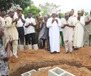 AMIR LAYS MOSQUE FOUNDATION TO KICK-START NEW ADMINISTRATION