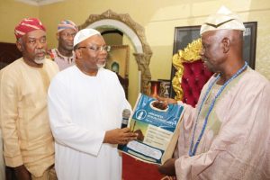 AMIR VISITS ALAAFIN OBA LAMIDI ADEYEMI