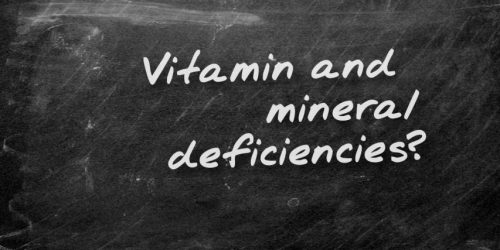 SHOCKING REVELATION ABOUT VITAMINS AND MINERALS DEFICIENCY