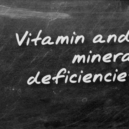 SHOCKING REVELATION ABOUT VITAMINS AND MINERALS DEFICIENCY