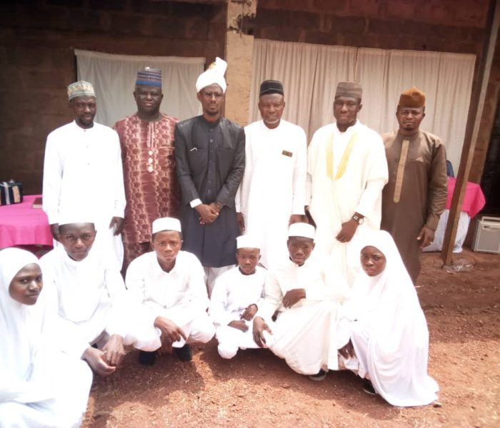 Ahmadiyya Holds First Aminul Quran for Six Students in Ogbagede