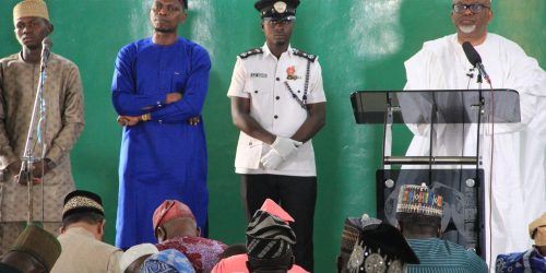 The respected Amir sahib, Ahmadiyya Muslim Jama’at of Nigeria,