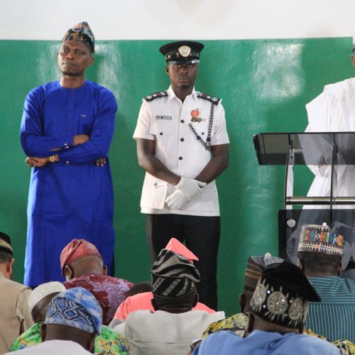 The respected Amir sahib, Ahmadiyya Muslim Jama’at of Nigeria,