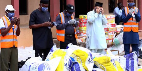 COVID 19: AHMADIYYA MUSLIM COMMUNITY DISTRIBUTES FOOD ITEMS TO THE POOR