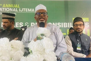 AMIR AMJN CHAIRED THE 3RD WAQF-E-NAU (DEDICATED CHILDREN FOR THE SERVICE OF ALLAH STW) ANNUAL NATIONAL IJTEMA.