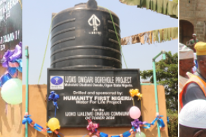 REPORT OF THE COMMISSIONING OF IJOKO ONIGARI BOREHOLE SPONSORED BY THE HUMANITY FIRST NIGERIA ON SUNDAY 5/1/25