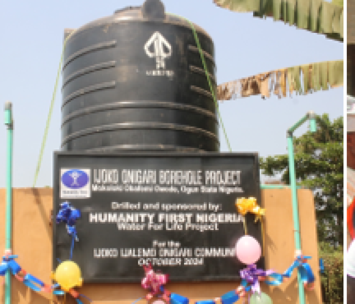 REPORT OF THE COMMISSIONING OF IJOKO ONIGARI BOREHOLE SPONSORED BY THE HUMANITY FIRST NIGERIA ON SUNDAY 5/1/25